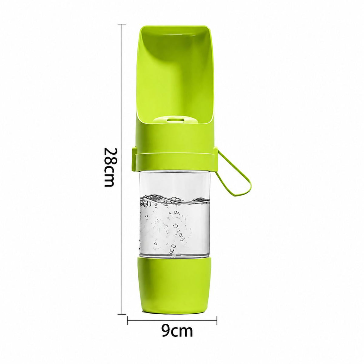 Premium Portable Pet Water Bottle with Food Storage